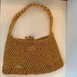 Gold Braided Women's Bag